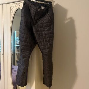 Patagonia Women's Black Quilted Track Pants